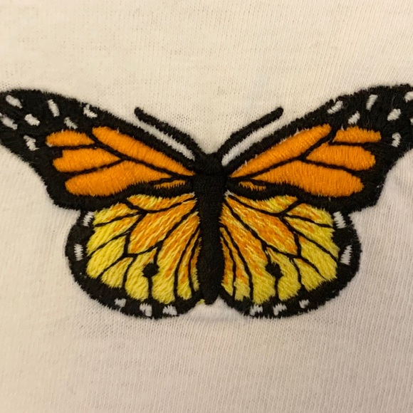 BRANDY MELVILLE RARE BUTTERFLY TOP - Picture 2 of 3